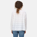 White - Lifestyle - Regatta Womens-Ladies Calluna Long-Sleeved Blouse