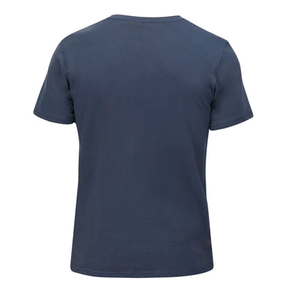 Dark Denim - Back - Regatta Mens Cline VI Whale Cotton T-Shirt