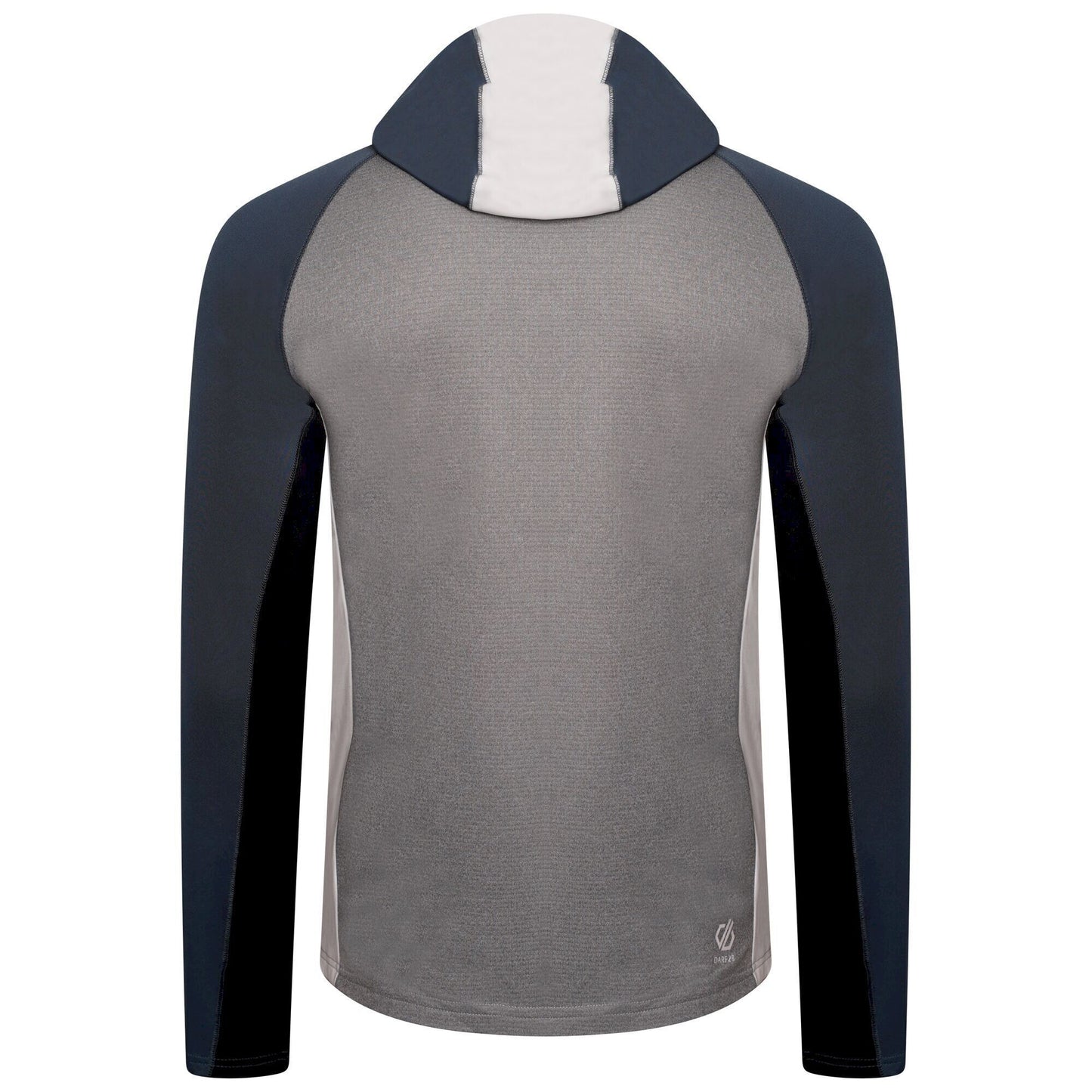 Orion Grey-Ash Grey Marl - Back - Dare 2B Mens Contend Recycled Fleece Jacket