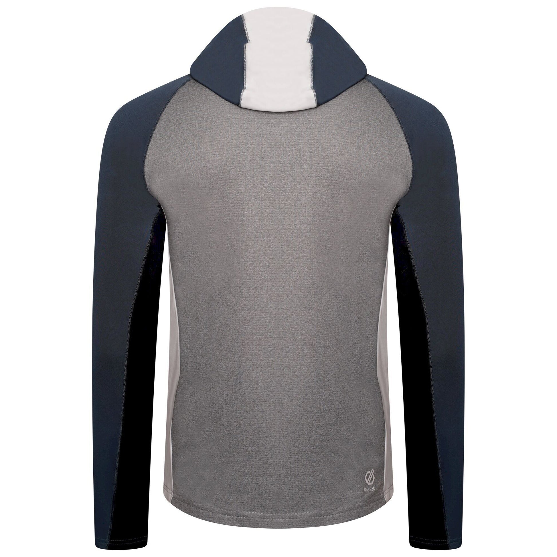 Orion Grey-Ash Grey Marl - Back - Dare 2B Mens Contend Recycled Fleece Jacket