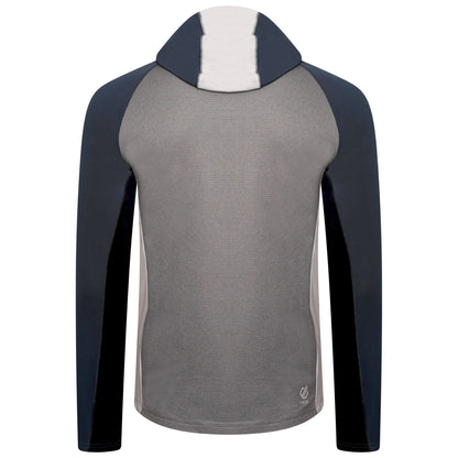 Orion Grey-Ash Grey Marl - Back - Dare 2B Mens Contend Recycled Fleece Jacket