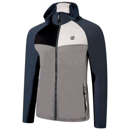 Orion Grey-Ash Grey Marl - Side - Dare 2B Mens Contend Recycled Fleece Jacket