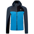Teton Blue-Orion Grey - Front - Dare 2B Mens Contend Recycled Fleece Jacket
