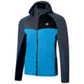 Teton Blue-Orion Grey - Side - Dare 2B Mens Contend Recycled Fleece Jacket