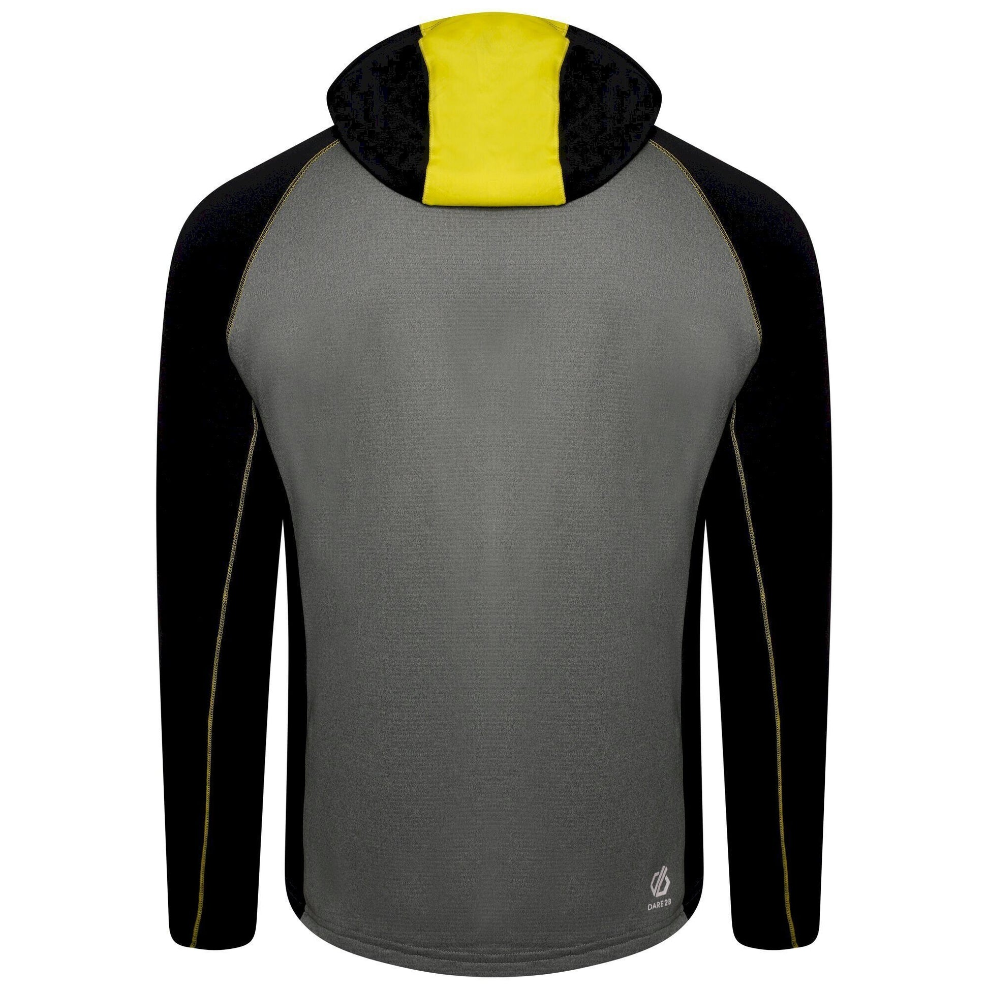 Orion Grey-Ash Grey Marl - Close up - Dare 2B Mens Contend Recycled Fleece Jacket