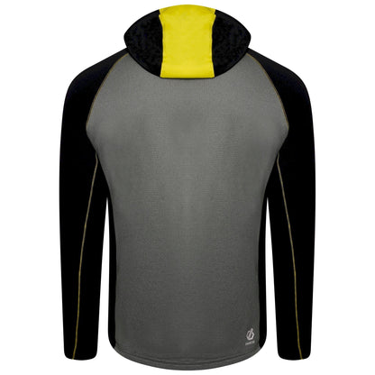 Orion Grey-Ash Grey Marl - Close up - Dare 2B Mens Contend Recycled Fleece Jacket