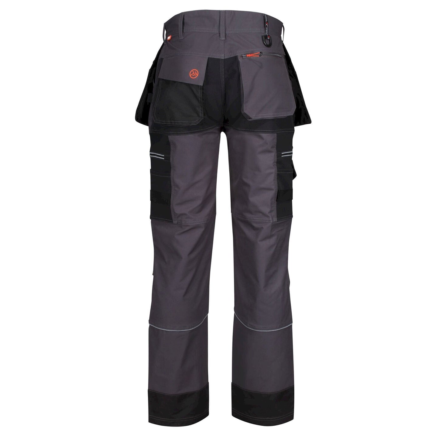 Iron-Black - Pack Shot - Regatta Mens Infiltrate Softshell Stretch Work Trousers