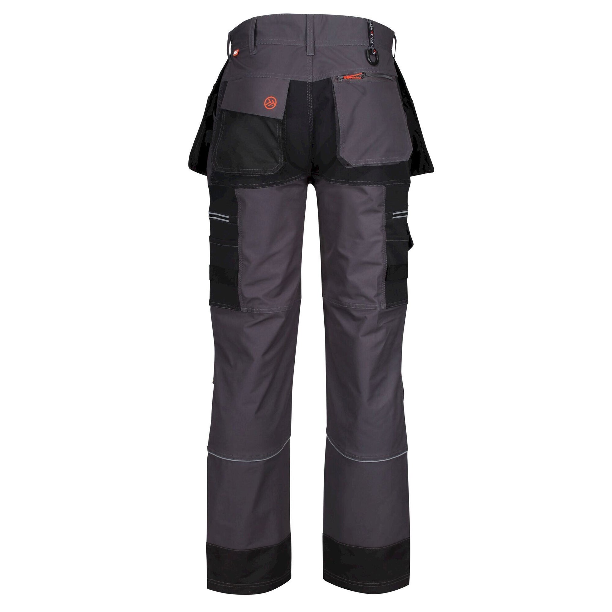 Iron-Black - Pack Shot - Regatta Mens Infiltrate Softshell Stretch Work Trousers