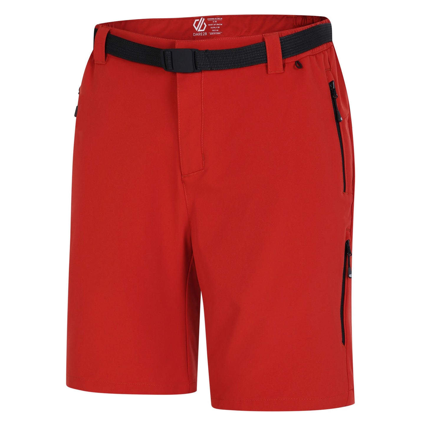 Tuscan Red - Side - Dare 2B Mens Tuned In Pro Lightweight Cargo Shorts
