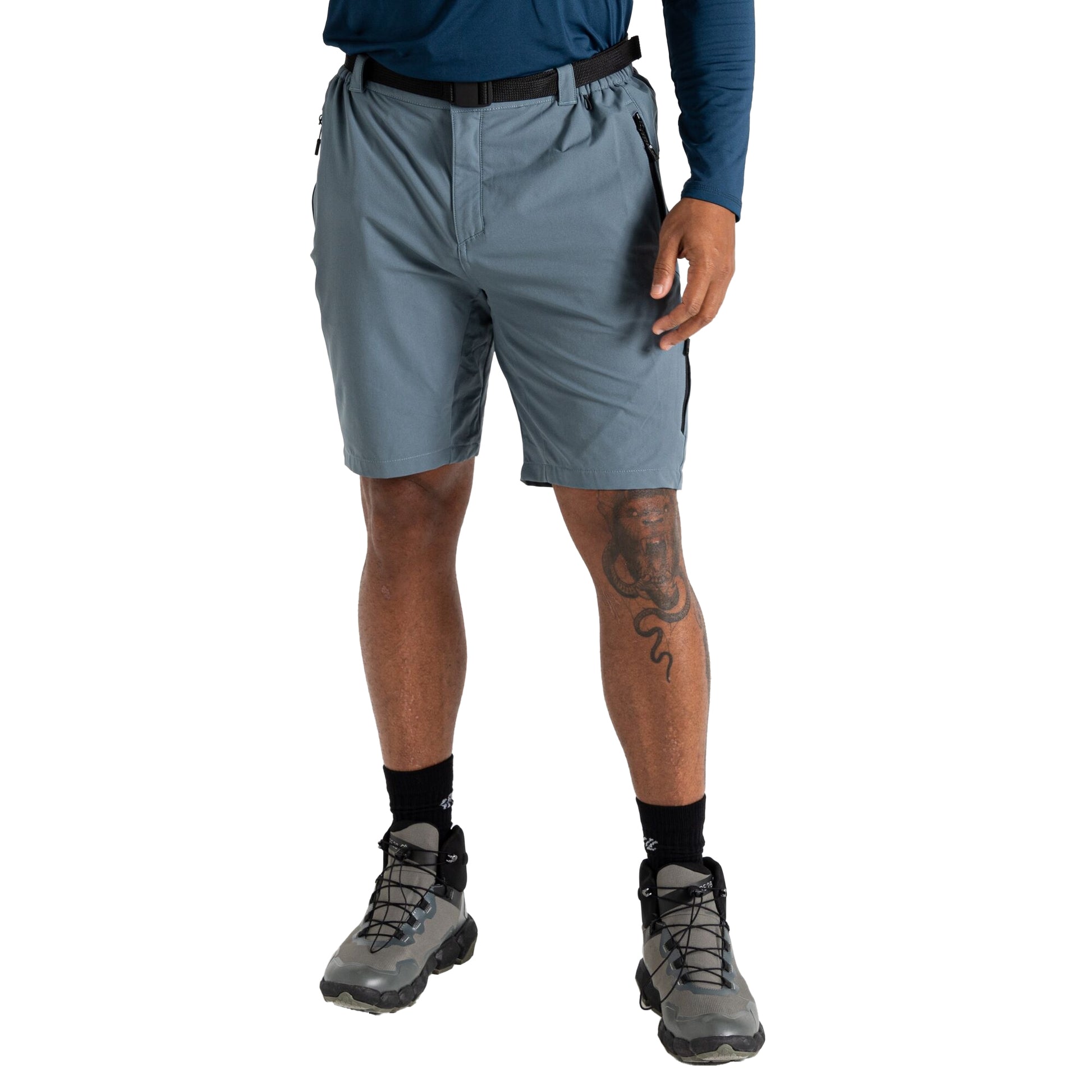 Stormy Weather - Front - Dare 2B Mens Tuned In Pro Lightweight Cargo Shorts