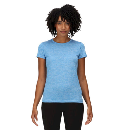Sonic Blue - Front - Regatta Womens-Ladies Fingal Edition Marl T-Shirt