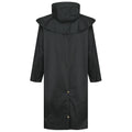 Dark Khaki - Back - Regatta Professional Mens Waterproof Wax Jacket