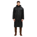 Black - Side - Regatta Mens Cranbrook Waterproof Wax Jacket