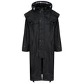 Black - Front - Regatta Mens Cranbrook Waterproof Wax Jacket