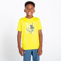 Neon Spring - Back - Dare 2B Childrens-Kids Rightful Graphic Print T-Shirt