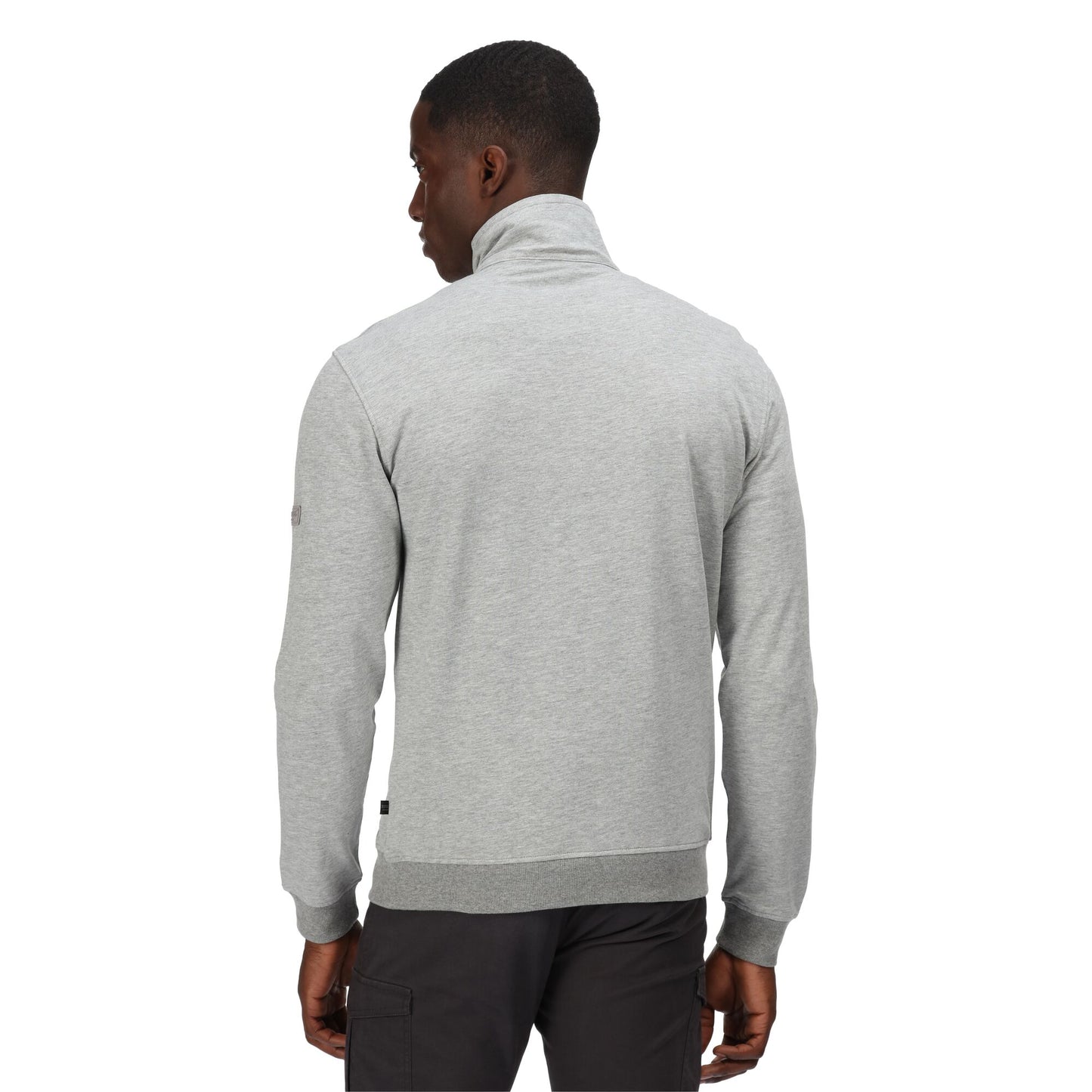 Silver Grey - Lifestyle - Regatta Mens Taron Marl Half Zip Fleece