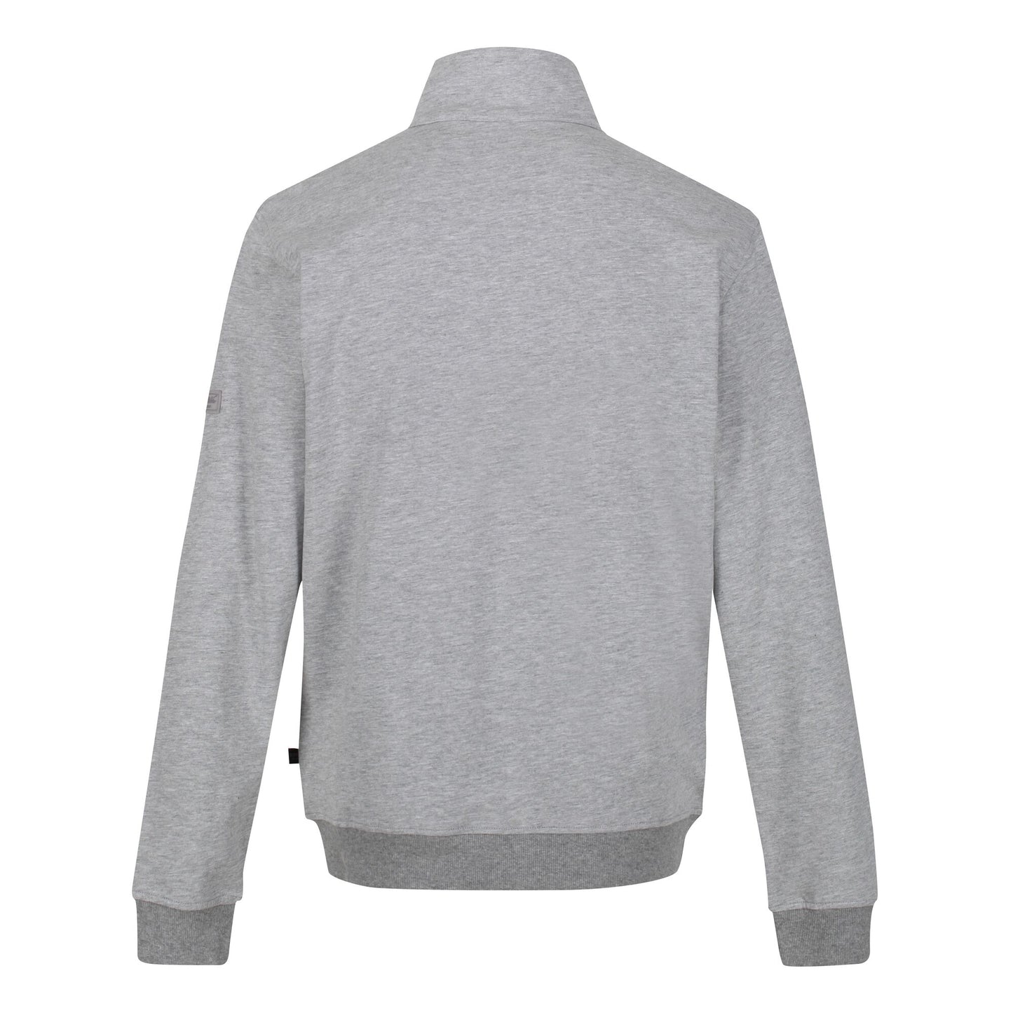 Silver Grey - Pack Shot - Regatta Mens Taron Marl Half Zip Fleece