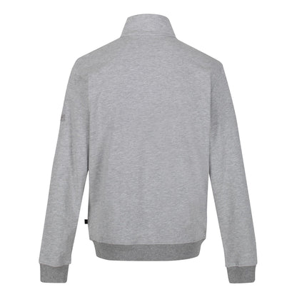 Silver Grey - Pack Shot - Regatta Mens Taron Marl Half Zip Fleece