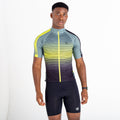 Agave Green - Side - Dare 2B Mens Virtuous Underlined AEP Short-Sleeved Cycling Jersey