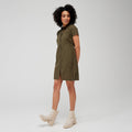 Grape Leaf - Back - Regatta Womens-Ladies Quinta Linen Shirt Dress