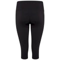 Black - Back - Dare 2B Womens-Ladies Influential Plain Recycled 3-4 Leggings