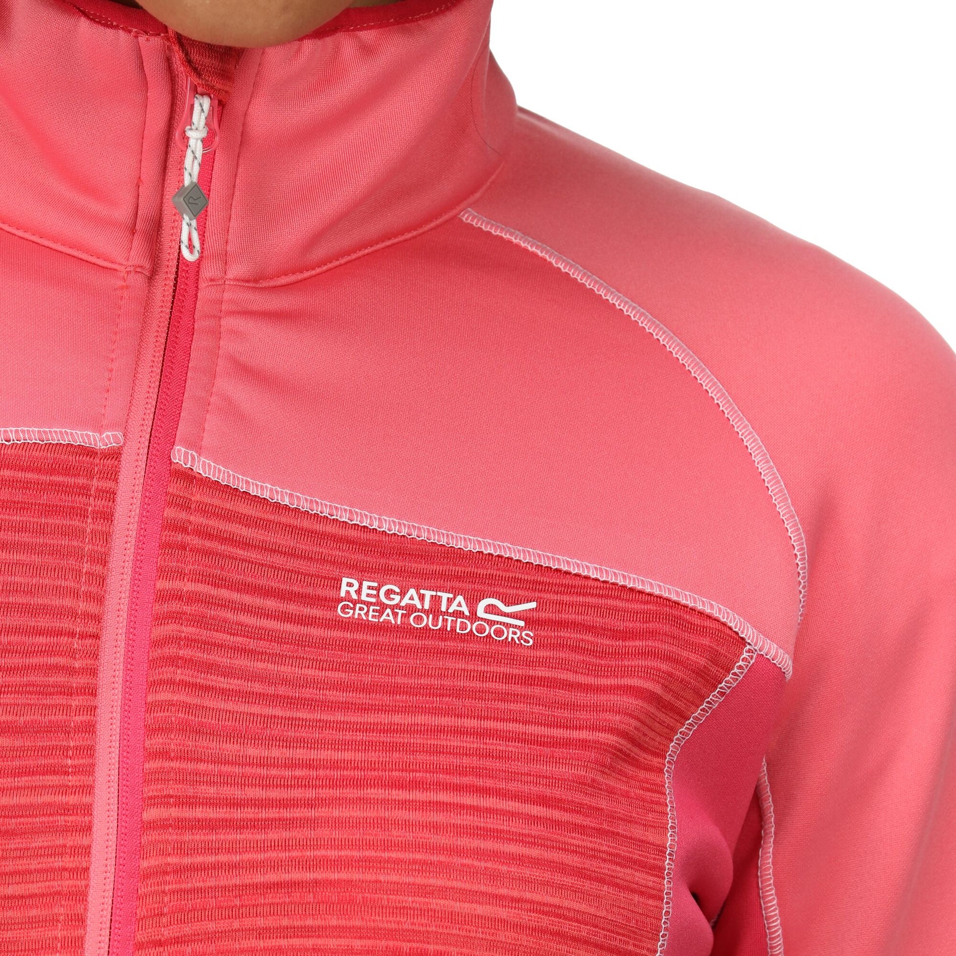 Rethink Pink - Close up - Regatta Womens-Ladies Yare V Fleece
