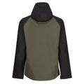 Dark Khaki-Black - Pack Shot - Regatta Mens Surrender Soft Shell Jacket