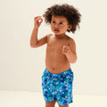 Cool Aqua - Side - Regatta Baby Peppa Pig Camo Swim Shorts