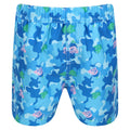 Cool Aqua - Front - Regatta Baby Peppa Pig Camo Swim Shorts