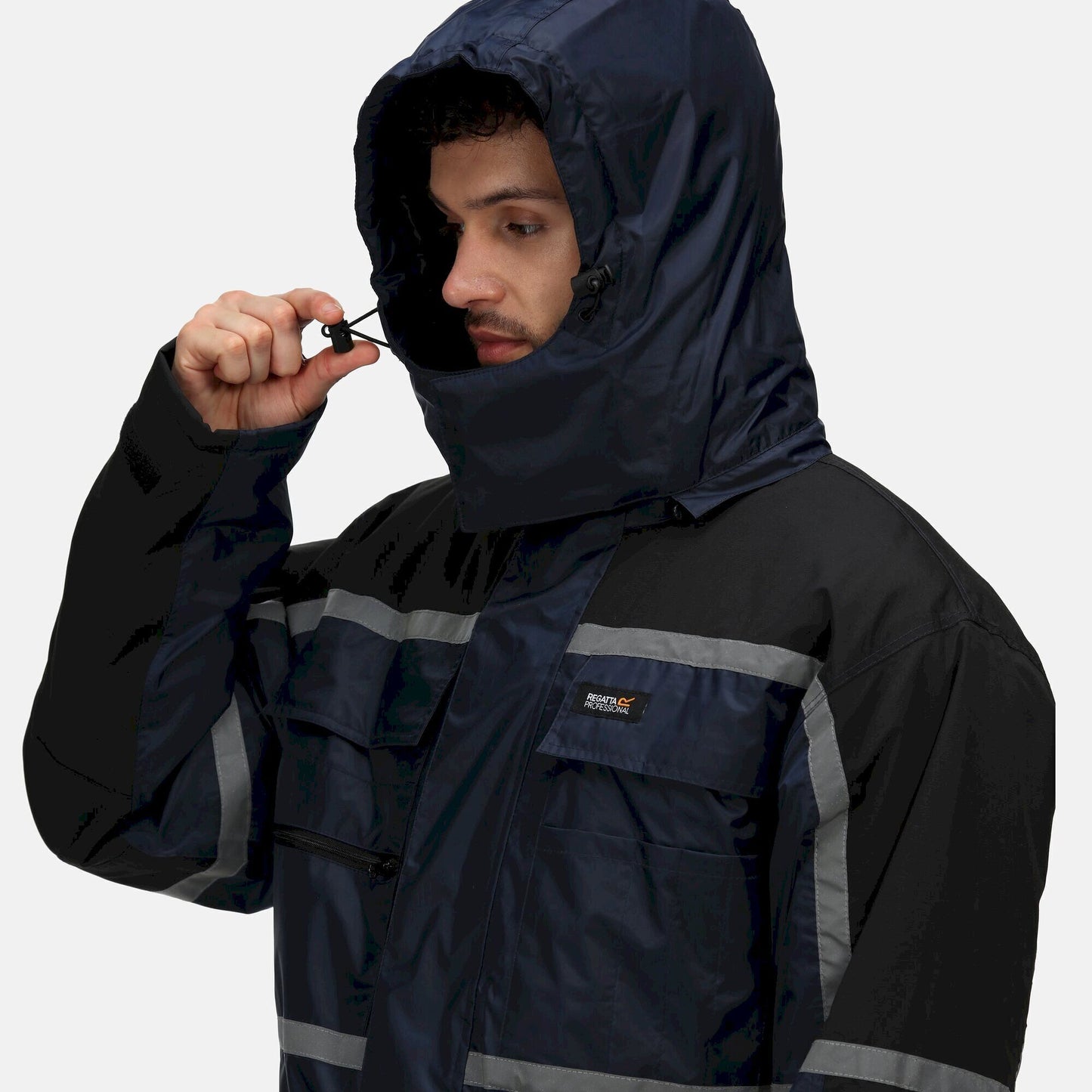 Navy - Pack Shot - Regatta Mens Waterproof Overalls