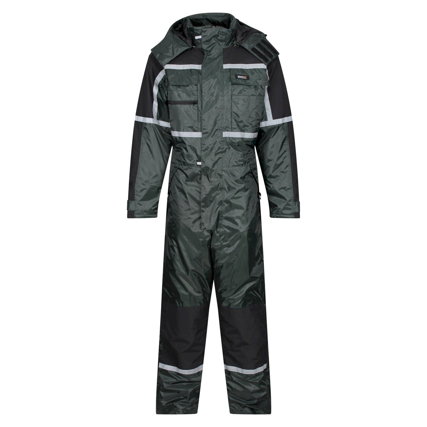 Olive - Front - Regatta Mens Waterproof Overalls
