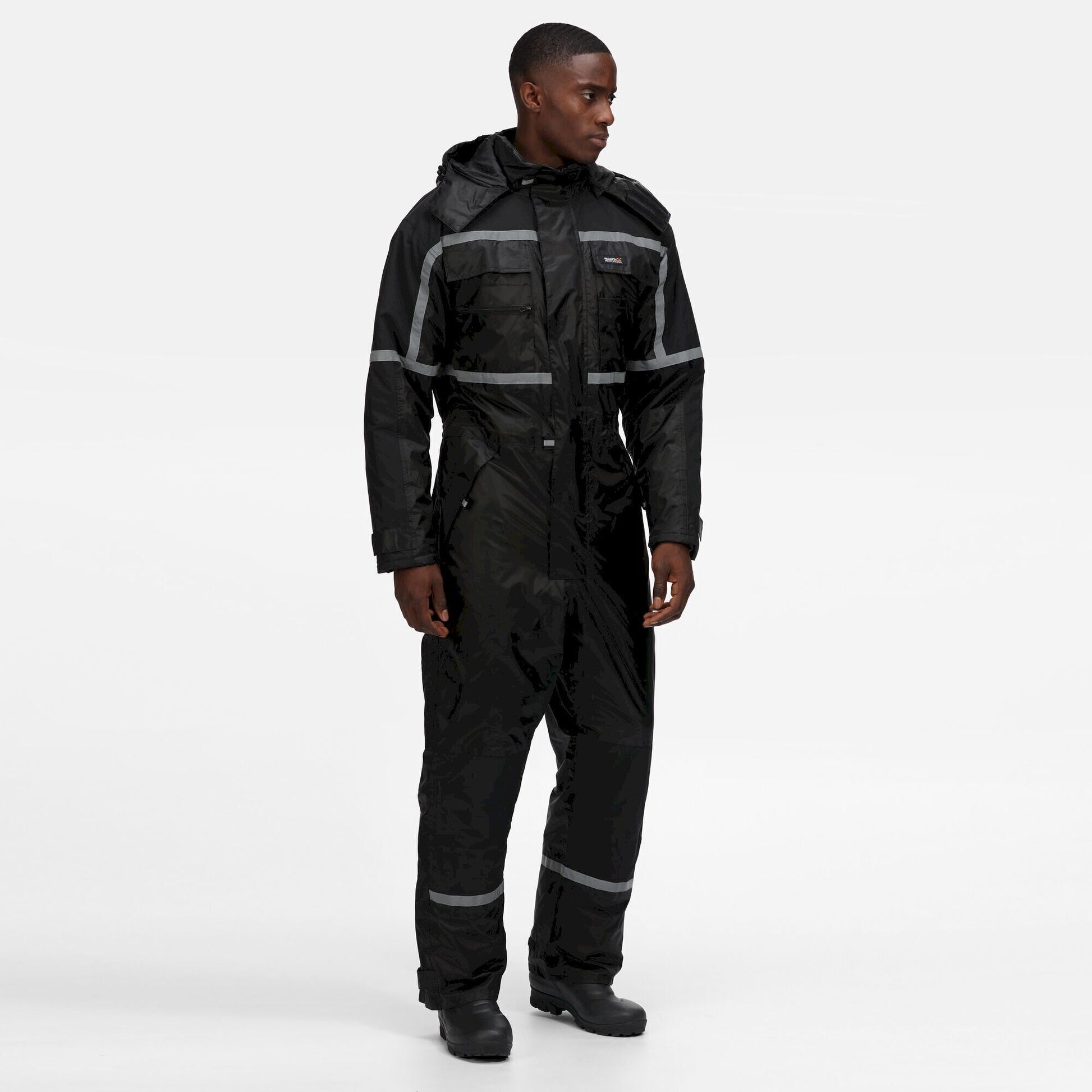 Black - Lifestyle - Regatta Mens Waterproof Overalls