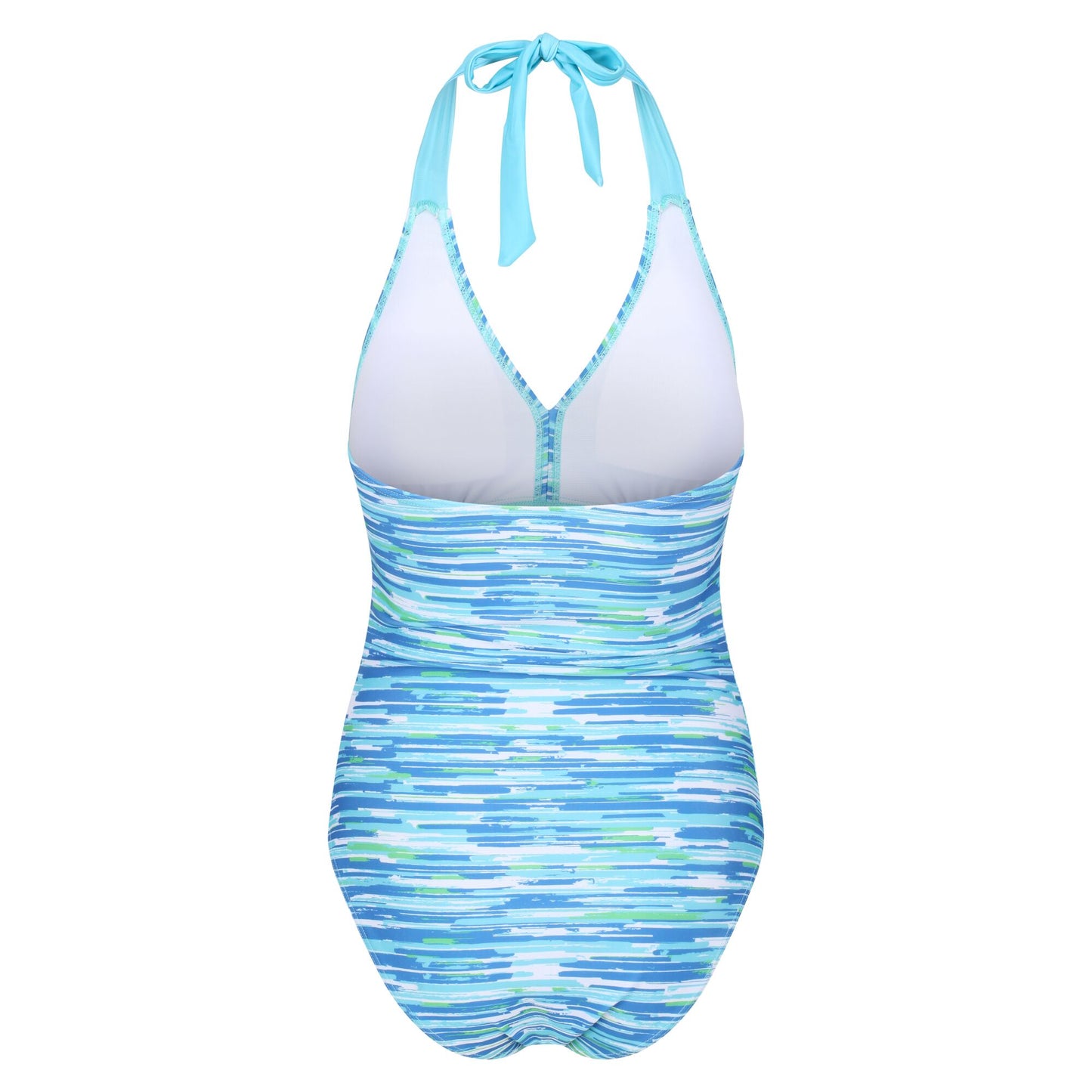 Seascape - Pack Shot - Regatta Womens-Ladies Flavia Brush Stroke One Piece Swimsuit