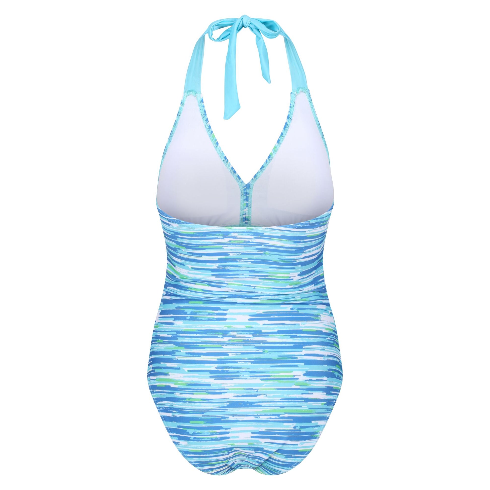 Seascape - Pack Shot - Regatta Womens-Ladies Flavia Brush Stroke One Piece Swimsuit