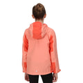 Fusion Coral-Neon Peach - Side - Regatta Childrens-Kids Highton III Waterproof Jacket