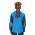 Imperial Blue-India Grey - Lifestyle - Regatta Childrens-Kids Highton III Waterproof Jacket