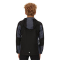 Black-India Grey - Side - Regatta Childrens-Kids Highton III Waterproof Jacket