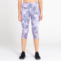 Dusty Lavender - Lifestyle - Dare 2B Womens-Ladies The Laura Whitmore Edit - Influential Recycled Printed 3-4 Leggings