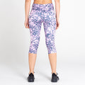 Dusty Lavender - Pack Shot - Dare 2B Womens-Ladies The Laura Whitmore Edit - Influential Recycled Printed 3-4 Leggings