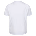 White - Back - Regatta Childrens-Kids Alvarado VI Plants T-Shirt