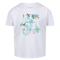 White - Front - Regatta Childrens-Kids Alvarado VI Plants T-Shirt