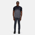 India Grey - Back - Regatta Mens Mountain Zip-Off Trousers