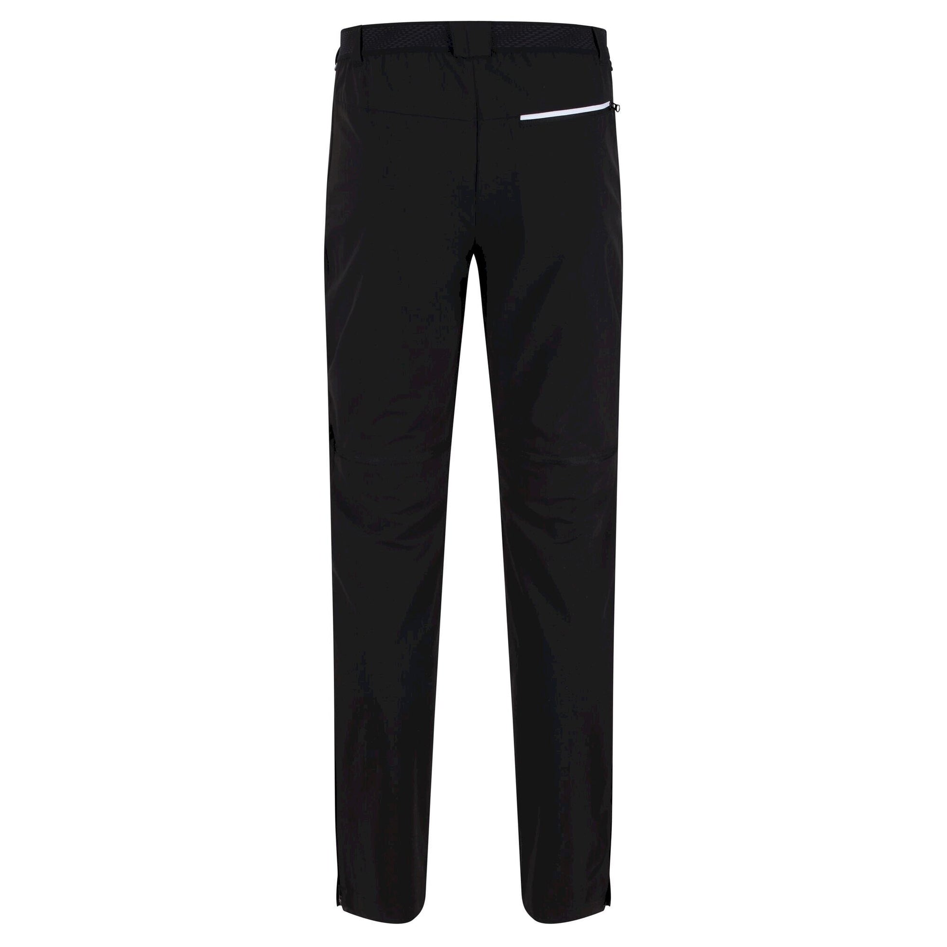 Black-Black - Pack Shot - Regatta Mens Mountain Zip-Off Trousers