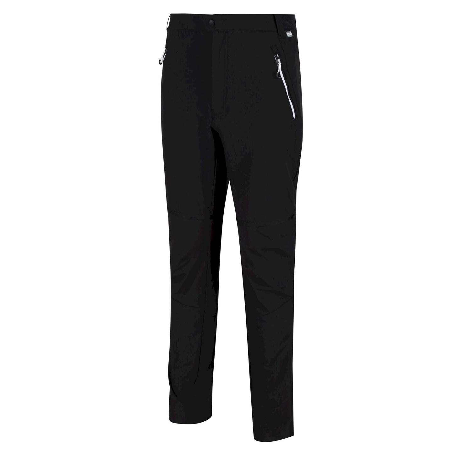 Black-Black - Close up - Regatta Mens Mountain Zip-Off Trousers