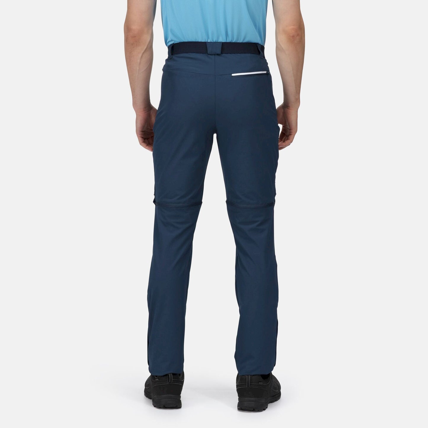 Moonlight Denim - Side - Regatta Mens Mountain Zip-Off Trousers
