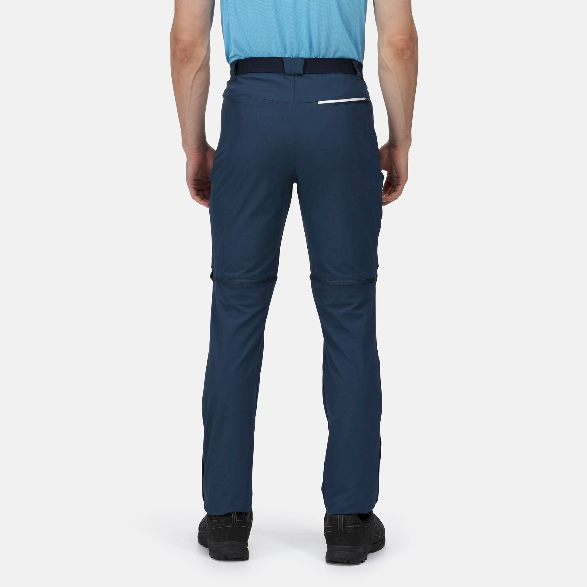 Moonlight Denim - Side - Regatta Mens Mountain Zip-Off Trousers