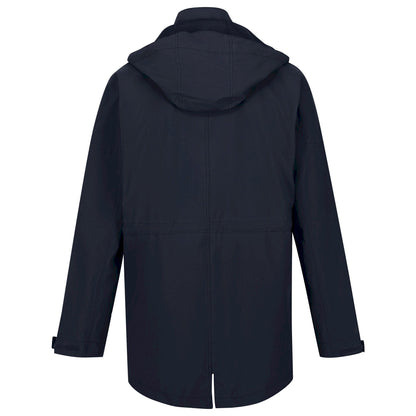 Navy - Back - Regatta Mens Asher Waterproof Parka