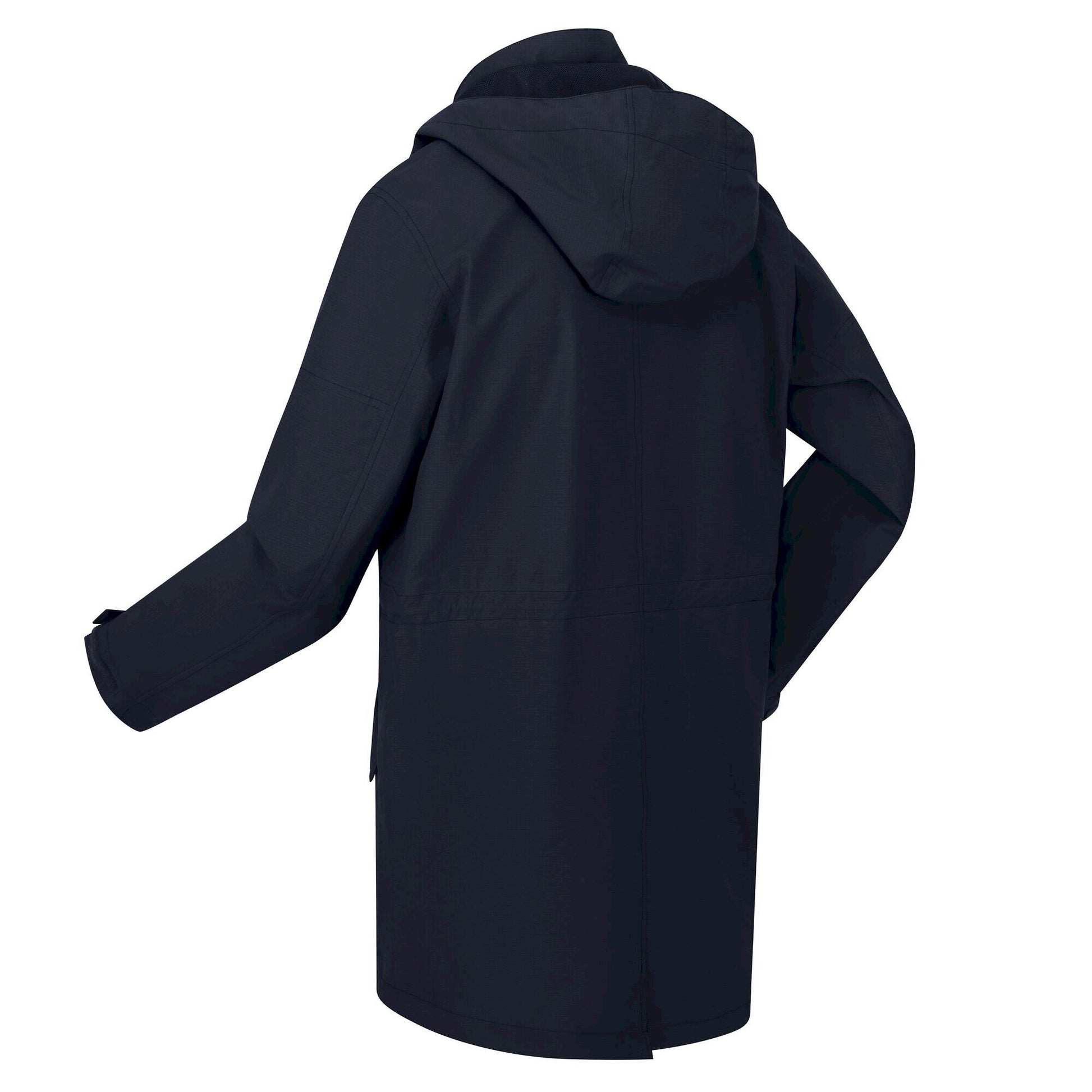Navy - Side - Regatta Mens Asher Waterproof Parka