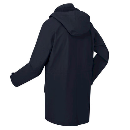 Navy - Side - Regatta Mens Asher Waterproof Parka