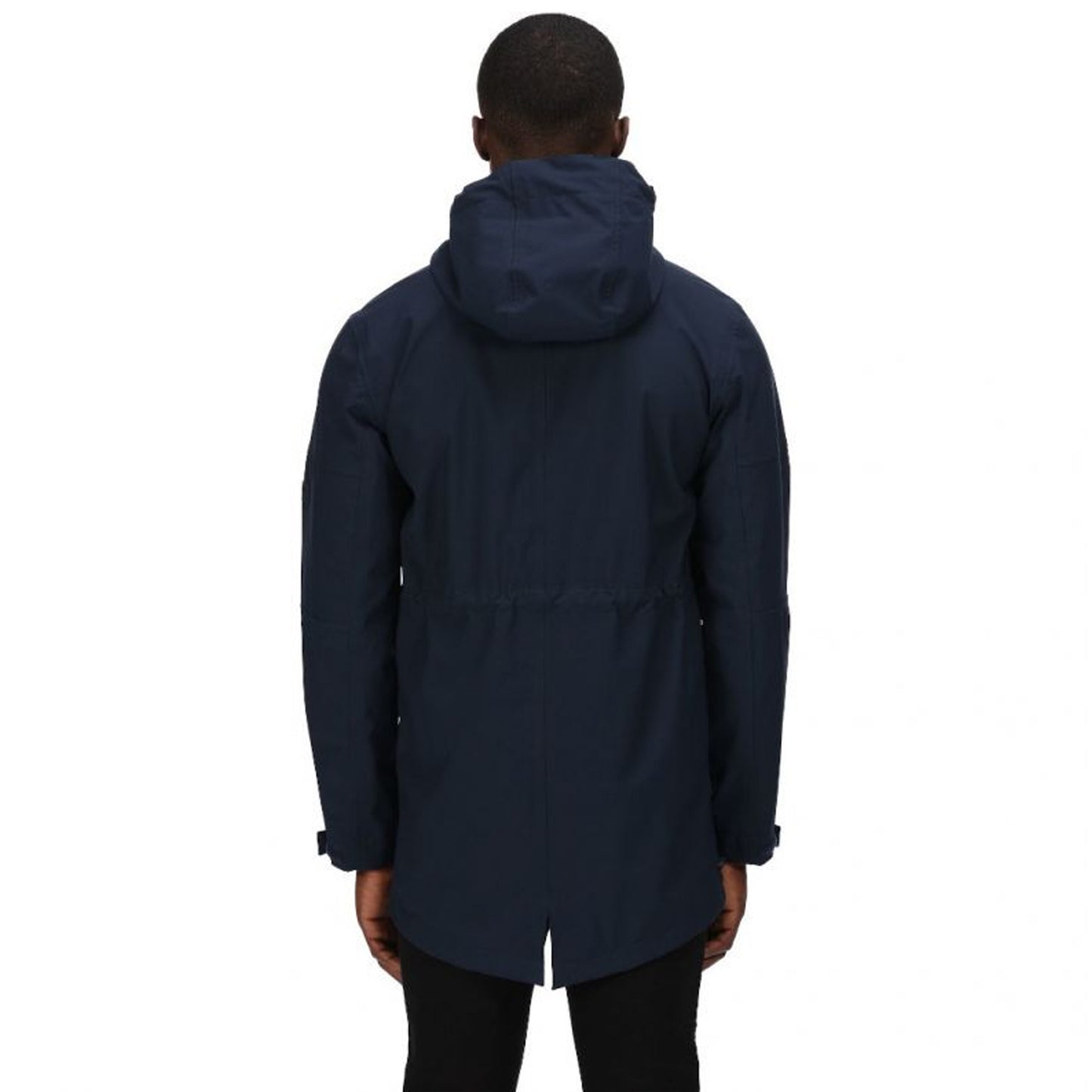 Navy - Close up - Regatta Mens Asher Waterproof Parka